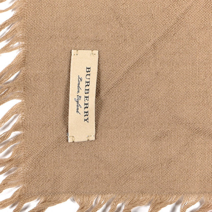 Burberry Merino Wool House Check Square Scarf Brown 3 of 5