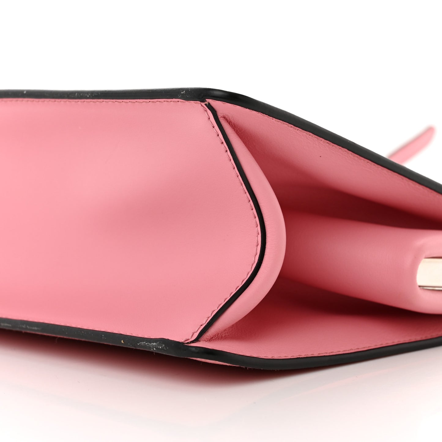 Saffiano City Calf Light Frame Bag Pink
