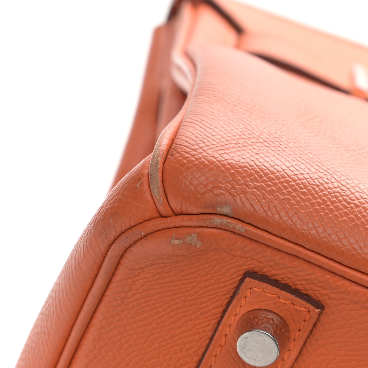 Epsom Birkin 30 Orange