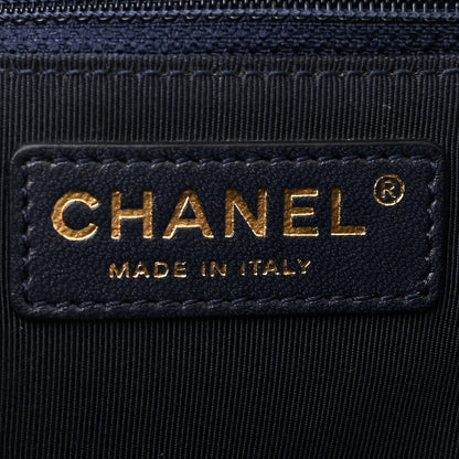 Chanel Lambskin Quilted Jumbo Single Flap Navy 6 of 12