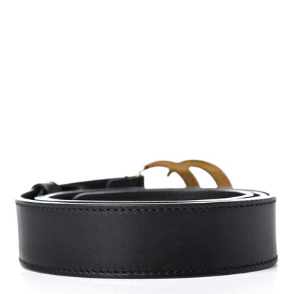 Gucci Calfskin Double G 30mm Belt 90 36 Black 2 of 4