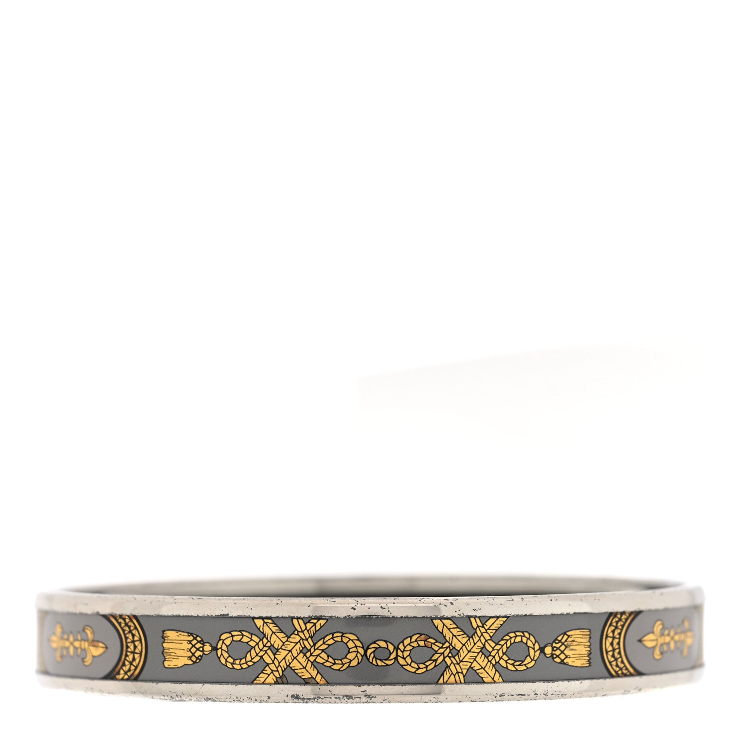 Hermes Enamel Printed Narrow Grand Apparat Bracelet 70 3 of 4