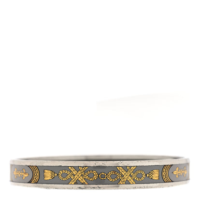 Hermes Enamel Printed Narrow Grand Apparat Bracelet 70 3 of 4