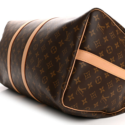 Louis Vuitton Monogram Keepall Bandouliere 55 8 of 11