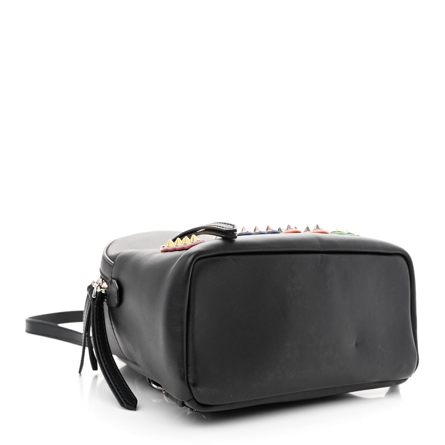 Vitello Century Fun Fair Metal Studded Mini Backpack Black Multicolor