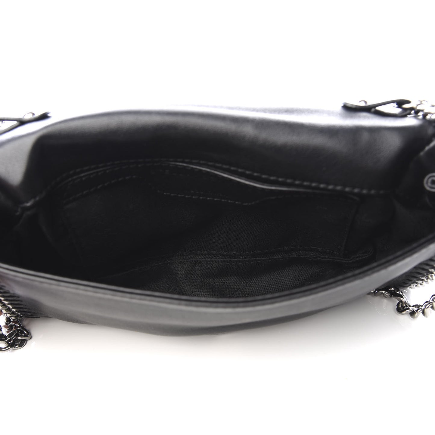 Alter Nappa Embossed Star Falabella Crossbody Bag Black