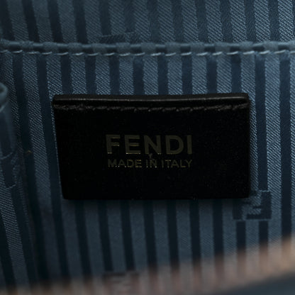 Fendi Vitello Elite Regular 2Jours Tote Blue Cobalto 6 of 11