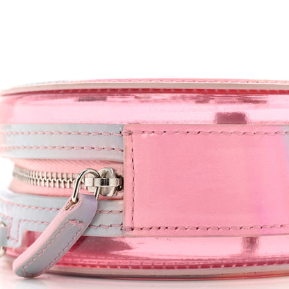 Chanel PVC Lambskin Filigree Round Clutch With Chain Pink 9 of 12