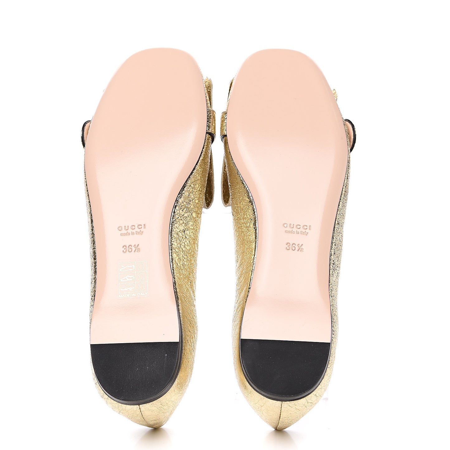 Galassia GG Marmont Fringe Flats 36.5 Platino