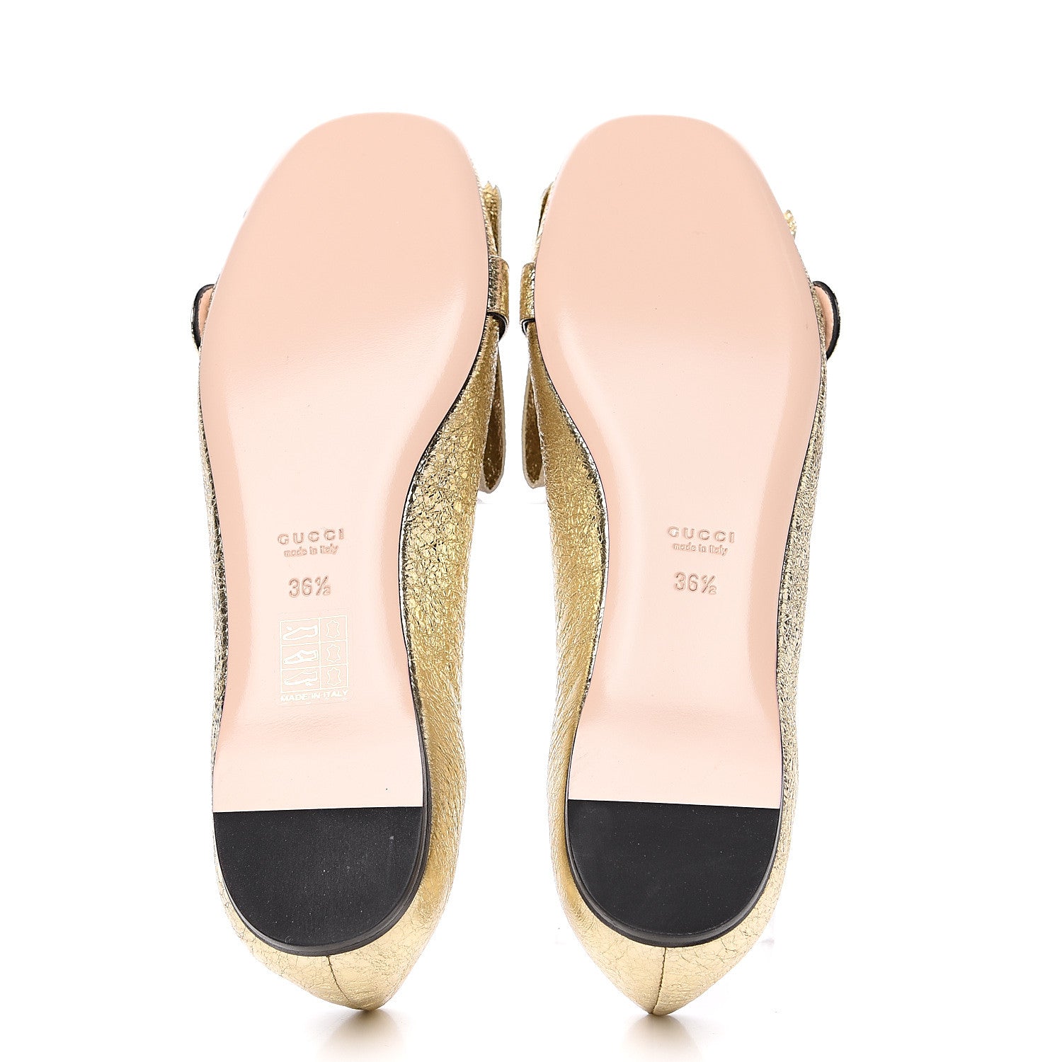 Gucci Galassia GG Marmont Fringe Flats 36.5 Platino 8 of 9