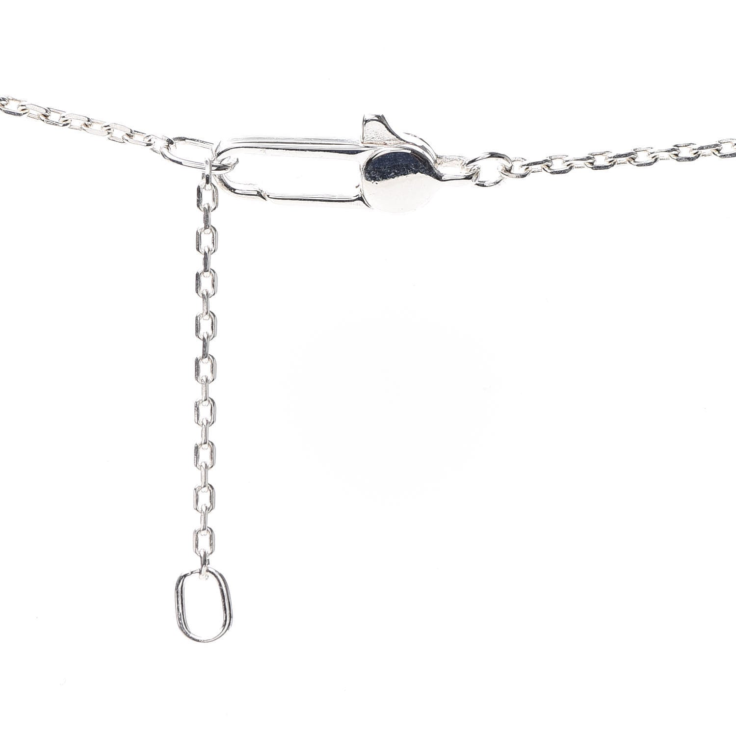 Gucci Sterling Silver Trademark Butterfly Heart Charm Pendant Necklace 4 of 5