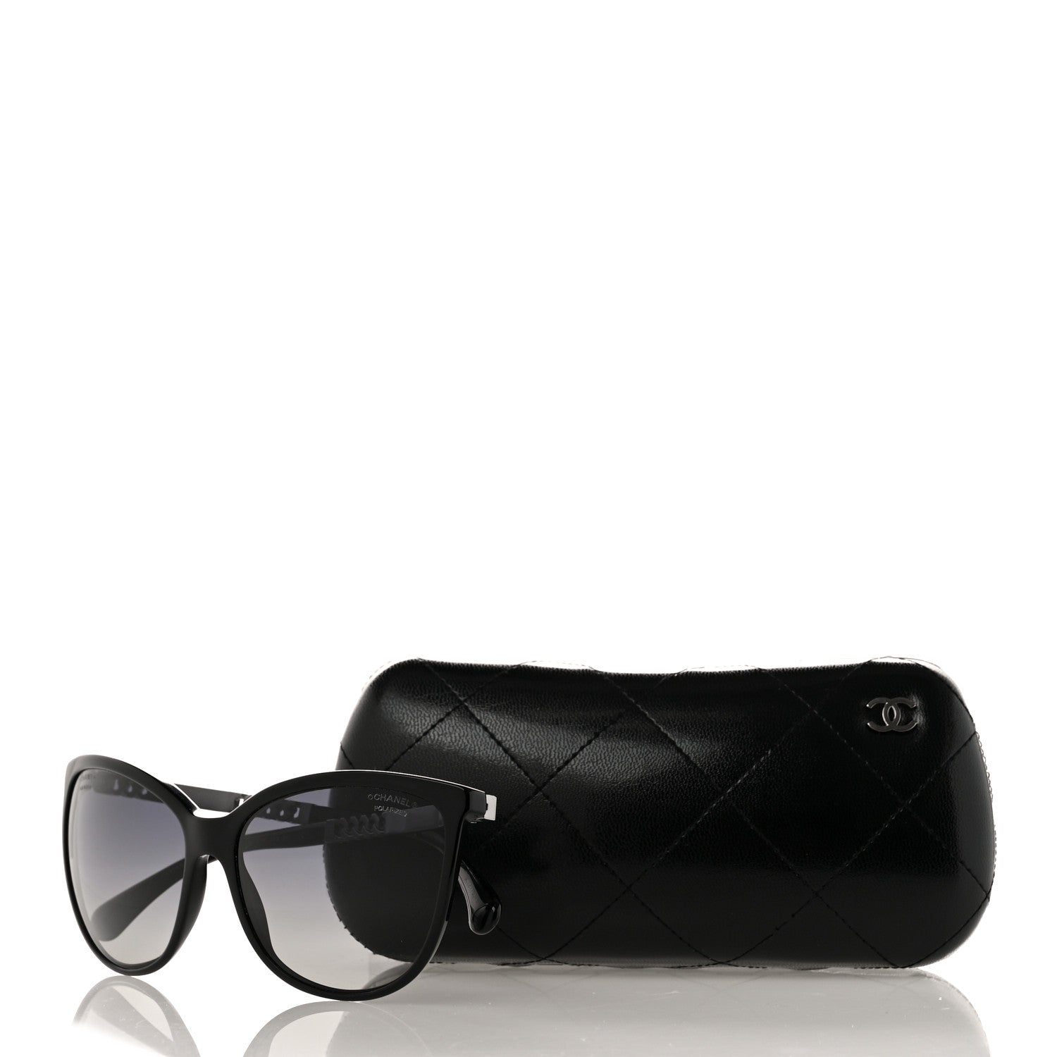 Chanel Chain Polarized Sunglasses 5352 Black 9 of 9