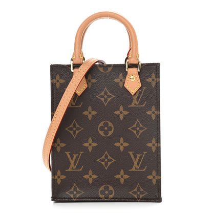 Louis Vuitton Monogram Petit Sac Plat 1 of 11