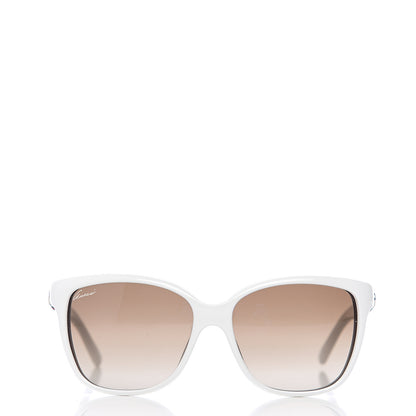Gucci Round Frame Web Sunglasses GG3645S White 2 of 8
