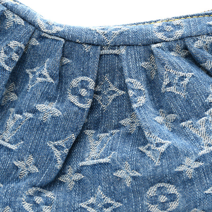 Louis Vuitton Monogram Denim Pochette Valley Blue 7 of 10