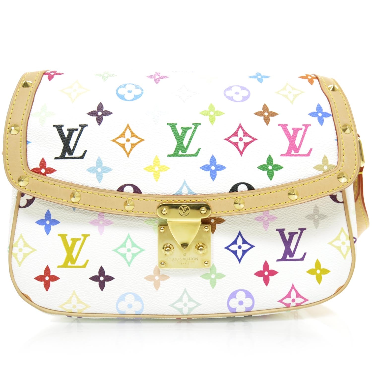 Louis Vuitton Monogram Multicolor Sologne White 1 of 8