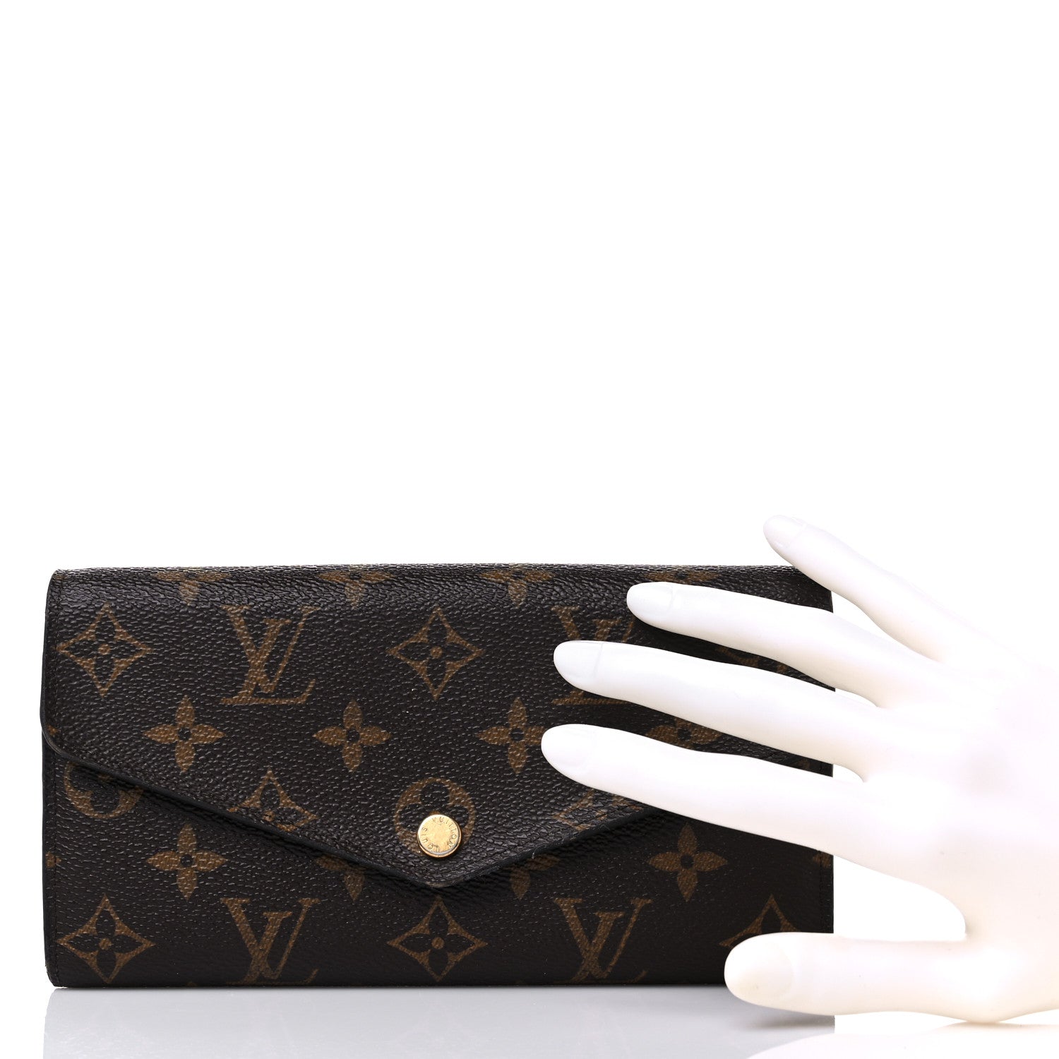 Louis Vuitton Monogram Sarah Wallet NM Rose Ballerine 2 of 22