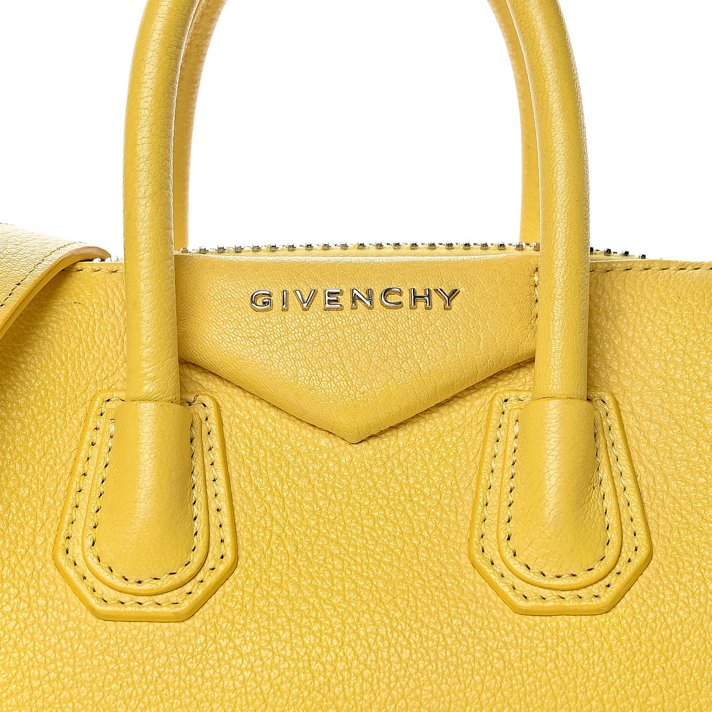 Sugar Goatskin Mini Antigona Yellow