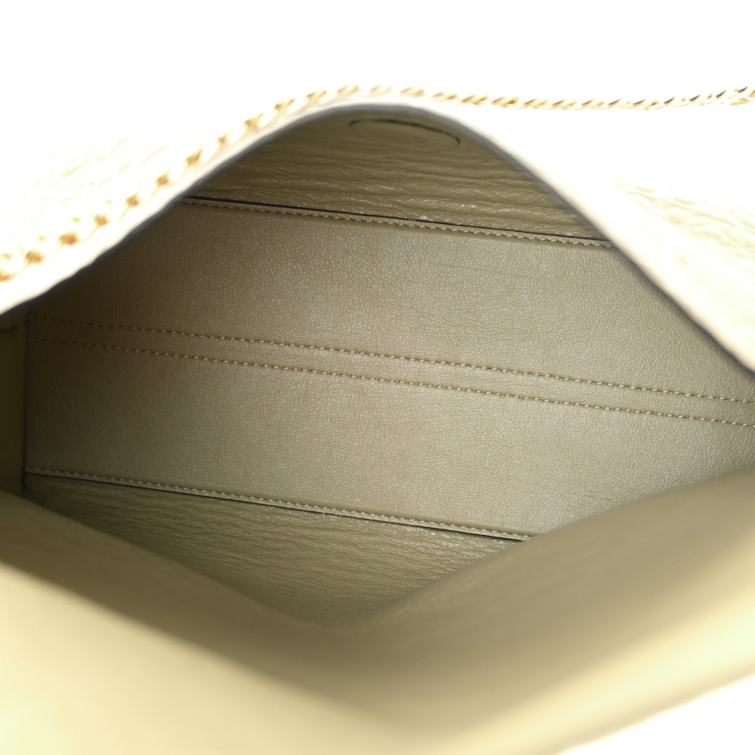Loewe Goatskin Embossed Avenue Shoulder Bag Green 5 of 10
