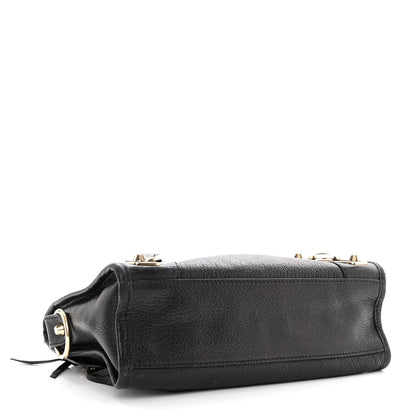 Balenciaga Chevre Gold Metallic Edge Hardware Mini City Black 4 of 9
