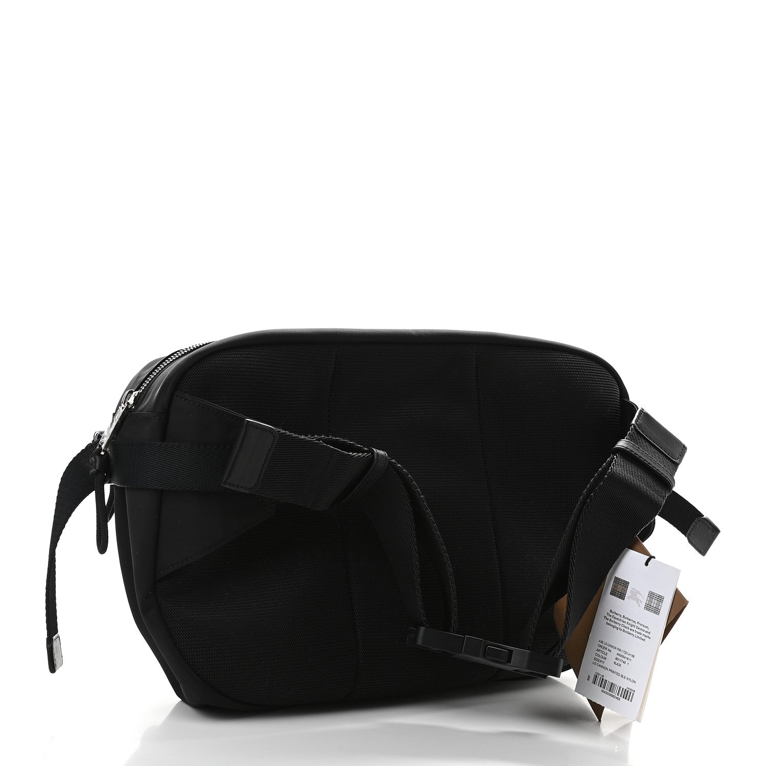 Burberry Econyl Logo Print Large Cannon Bum Bag Black 2 of 7