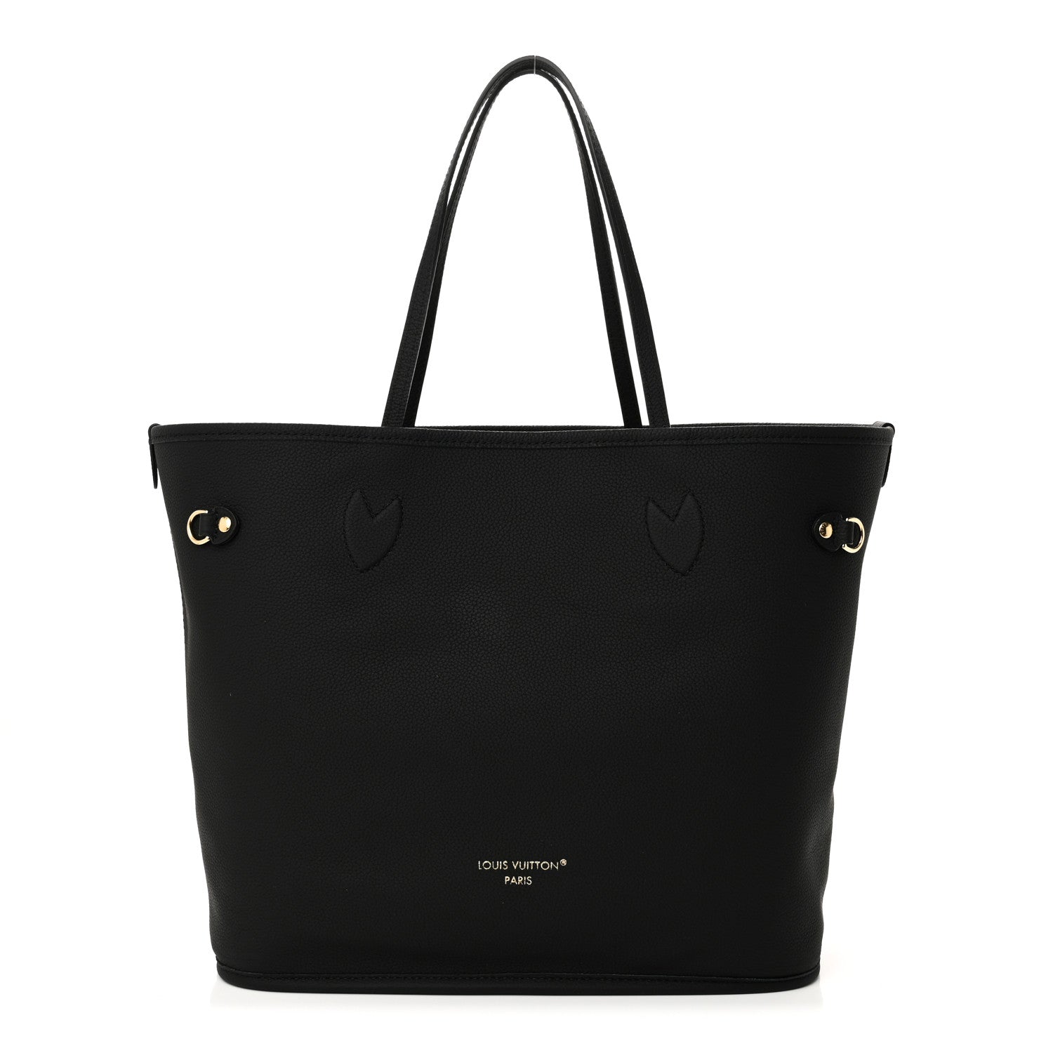 Louis Vuitton Monogram Calfskin Neo Neverfull Inside Out MM Black 3 of 17
