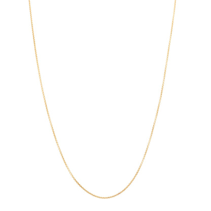 David Yurman 18K Yellow Gold 1mm Box Chain Necklace 18" 1 of 5
