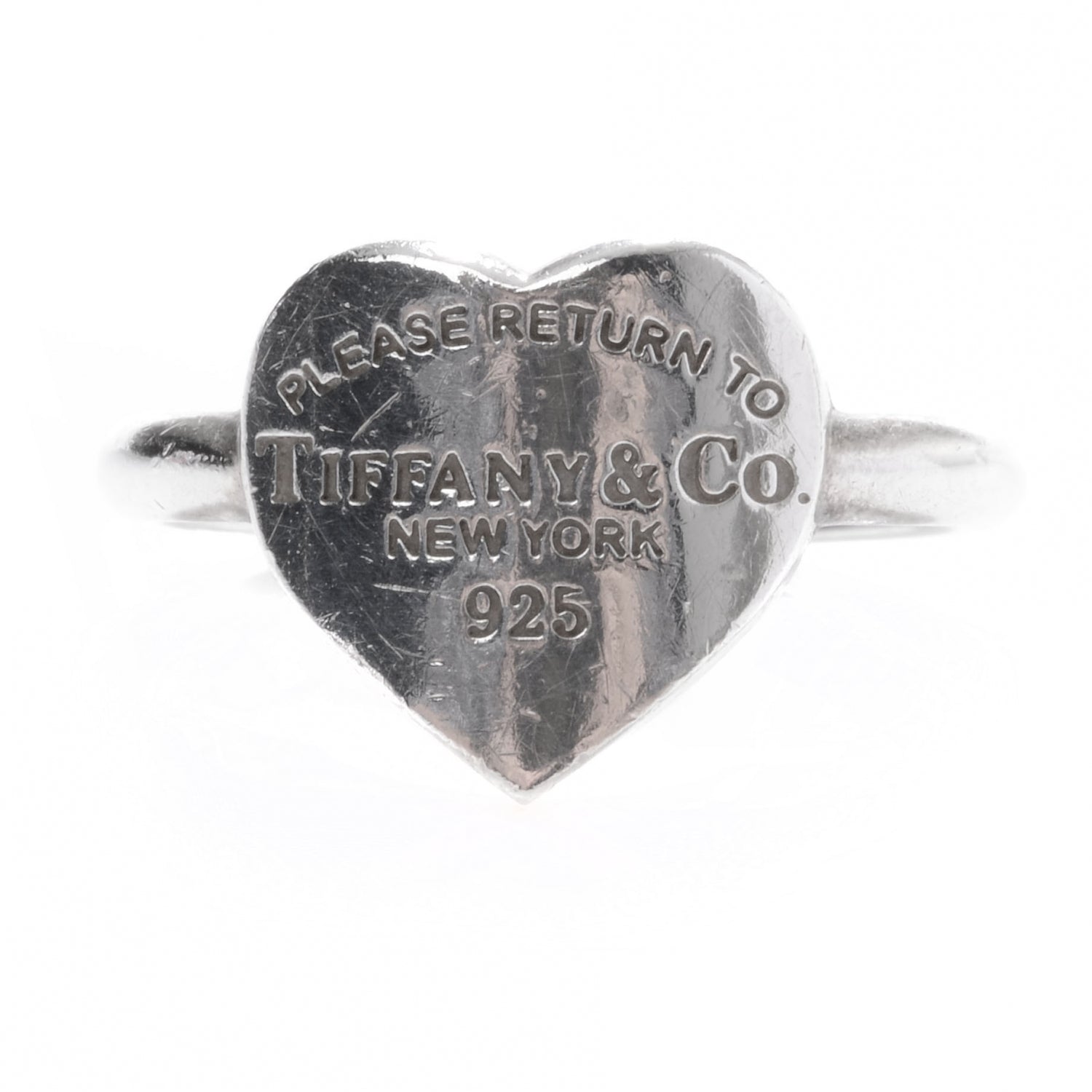 Tiffany Sterling Silver Return to Heart Ring 5 3 of 4