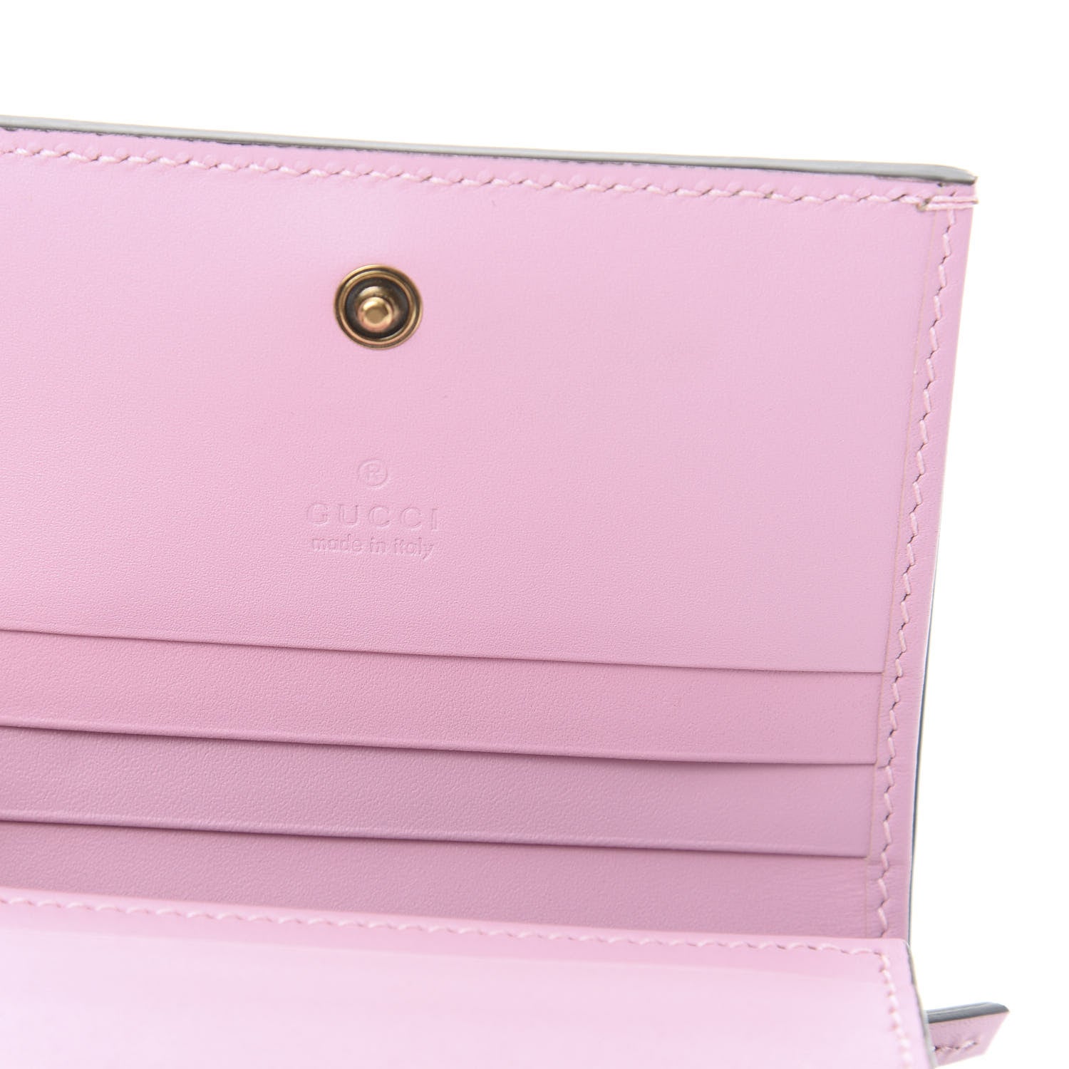 Gucci GG Supreme Monogram Strawberry Card Case 6 of 8