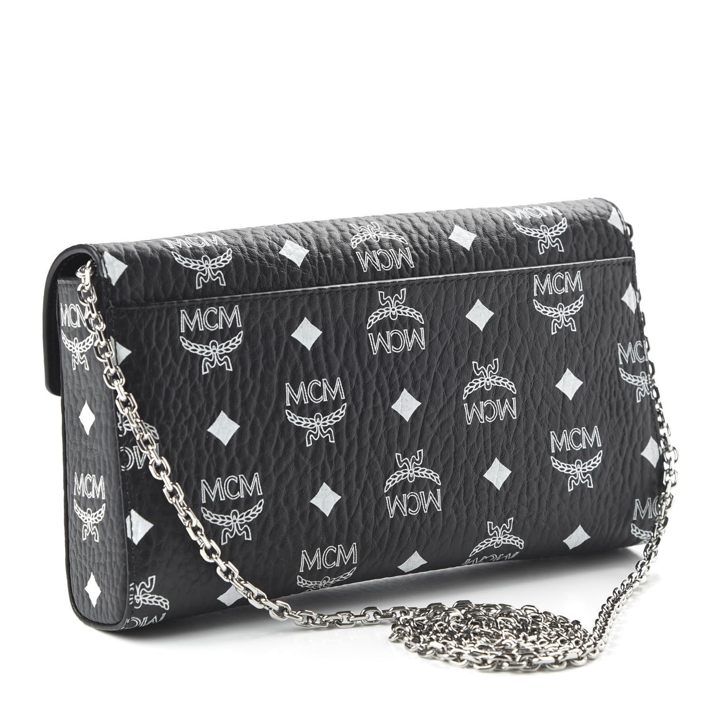 Visetos Monogram Medium Millie Crossbody Bag Black