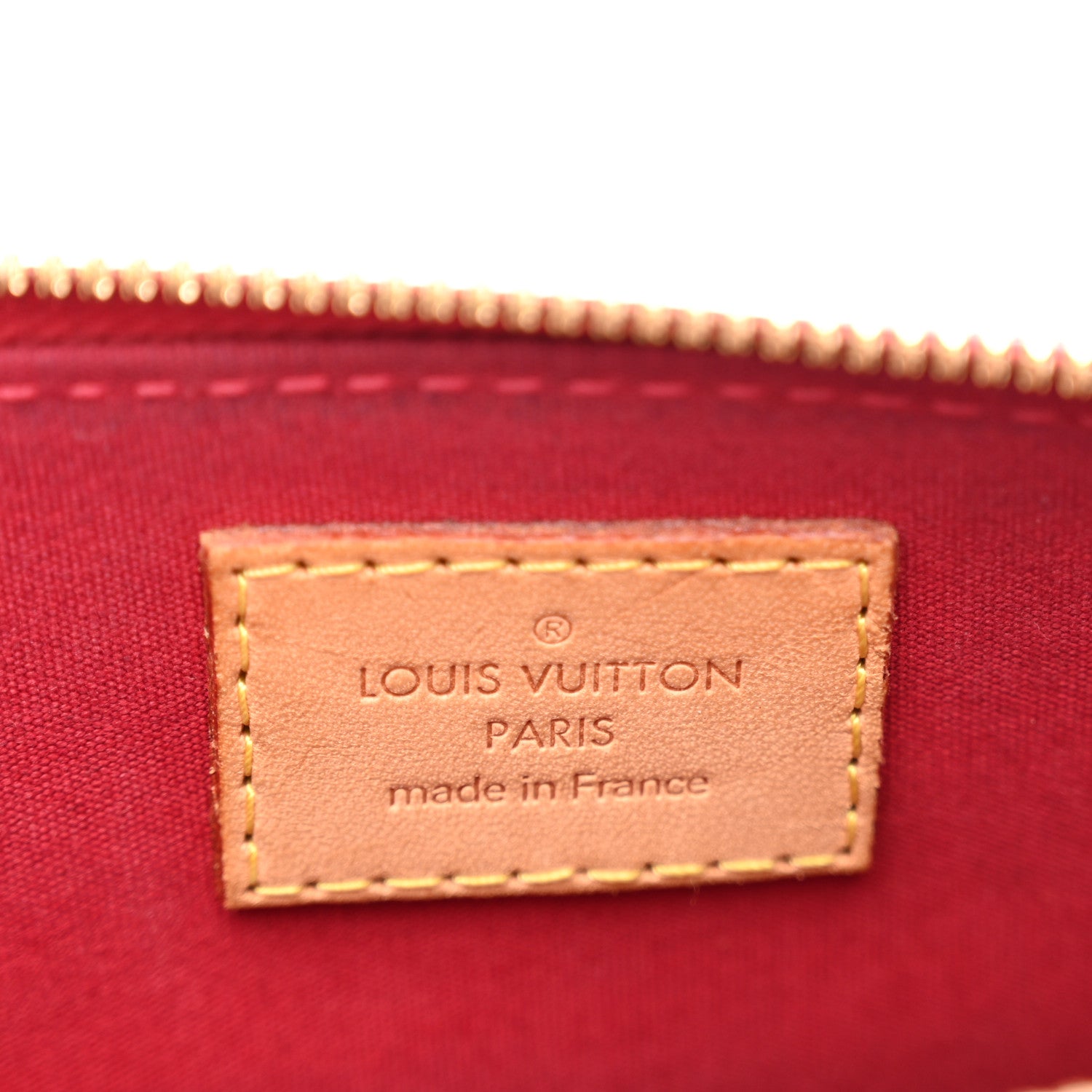 Louis Vuitton Vernis Alma BB Pomme D'Amour 6 of 14