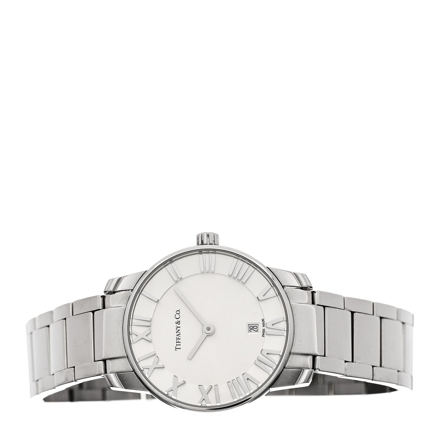Tiffany Stainless Steel 29mm Atlas 2-Hand Quartz Watch 2 of 5