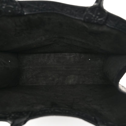 Christian Dior Oblique Calfskin Embossed Large Book Tote Black 5 of 11