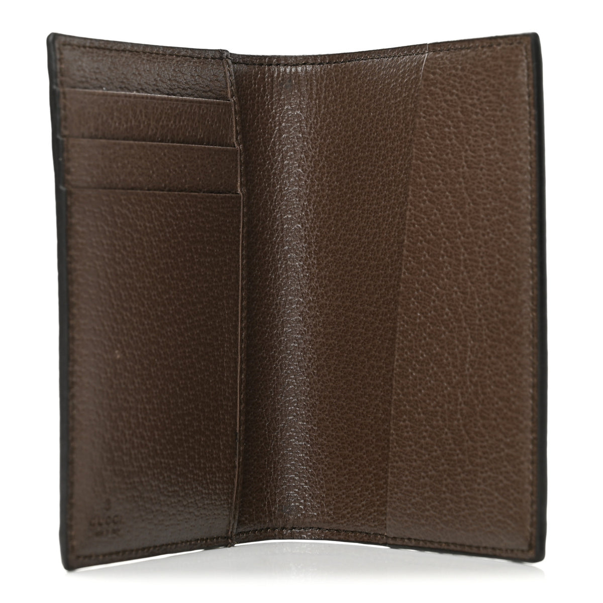 GG Supreme Monogram Web Ophidia Passport Case Beige New Acero
