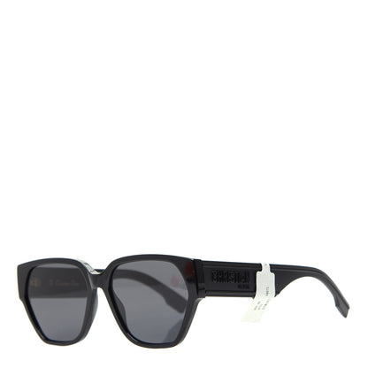 Christian Dior Acetate Square DiorID1 Sunglasses Black 1 of 6