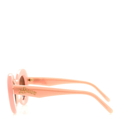 Loewe Acetate Curvy Round Sunglasses LW40112I Pink 3 of 8