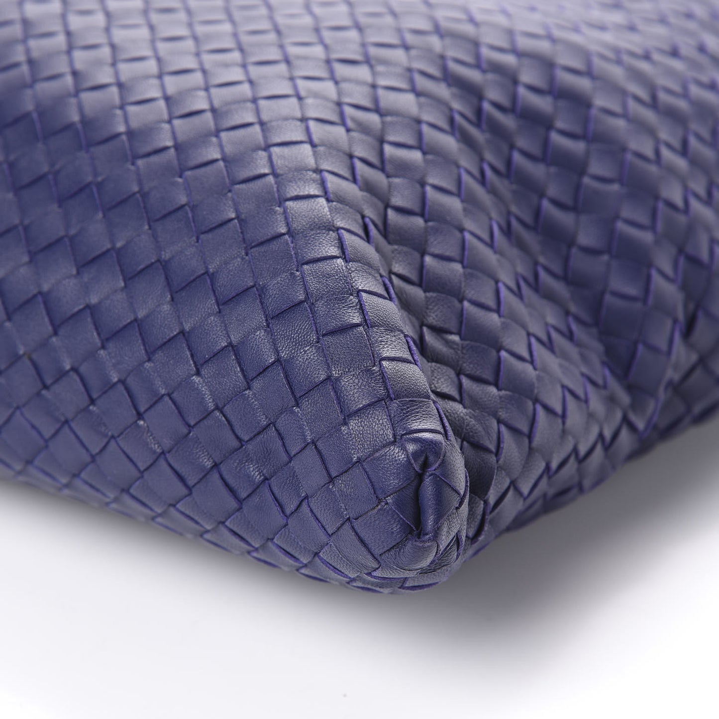 Nappa Intrecciato Medium Convertible Tote Atlantic