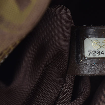 Chanel Nylon Travel Bowler Brown 7 of 10