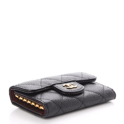 Chanel Caviar Quilted 6 Key Holder Black 4 of 8