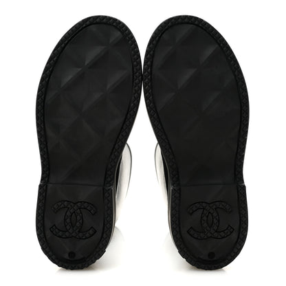 Chanel Caoutchouk CC High Boots 40 Black 6 of 10