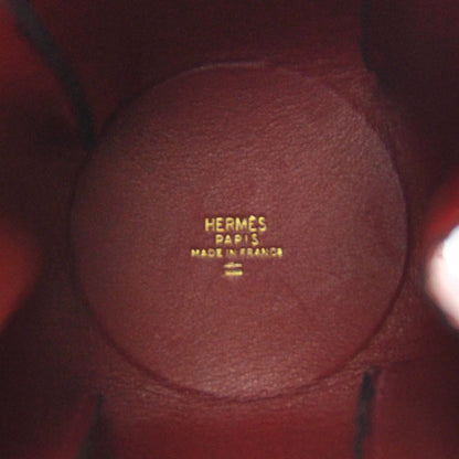 Hermes Lizard Vespa Pouch Rouge Moyen 6 of 8