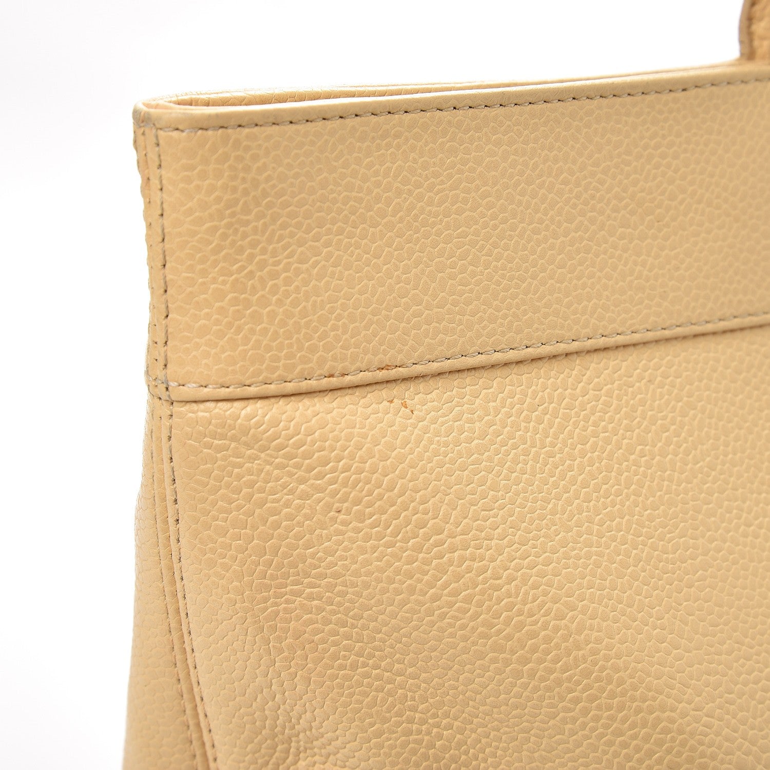 Chanel Caviar CC Tote Beige Clair 15 of 19