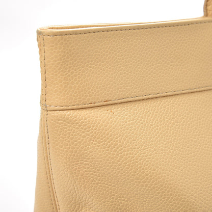 Chanel Caviar CC Tote Beige Clair 15 of 19