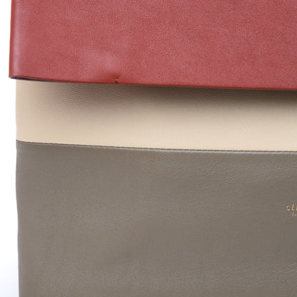 Celine Calfskin All Soft Shoulder Bag Lipstick 7 of 14