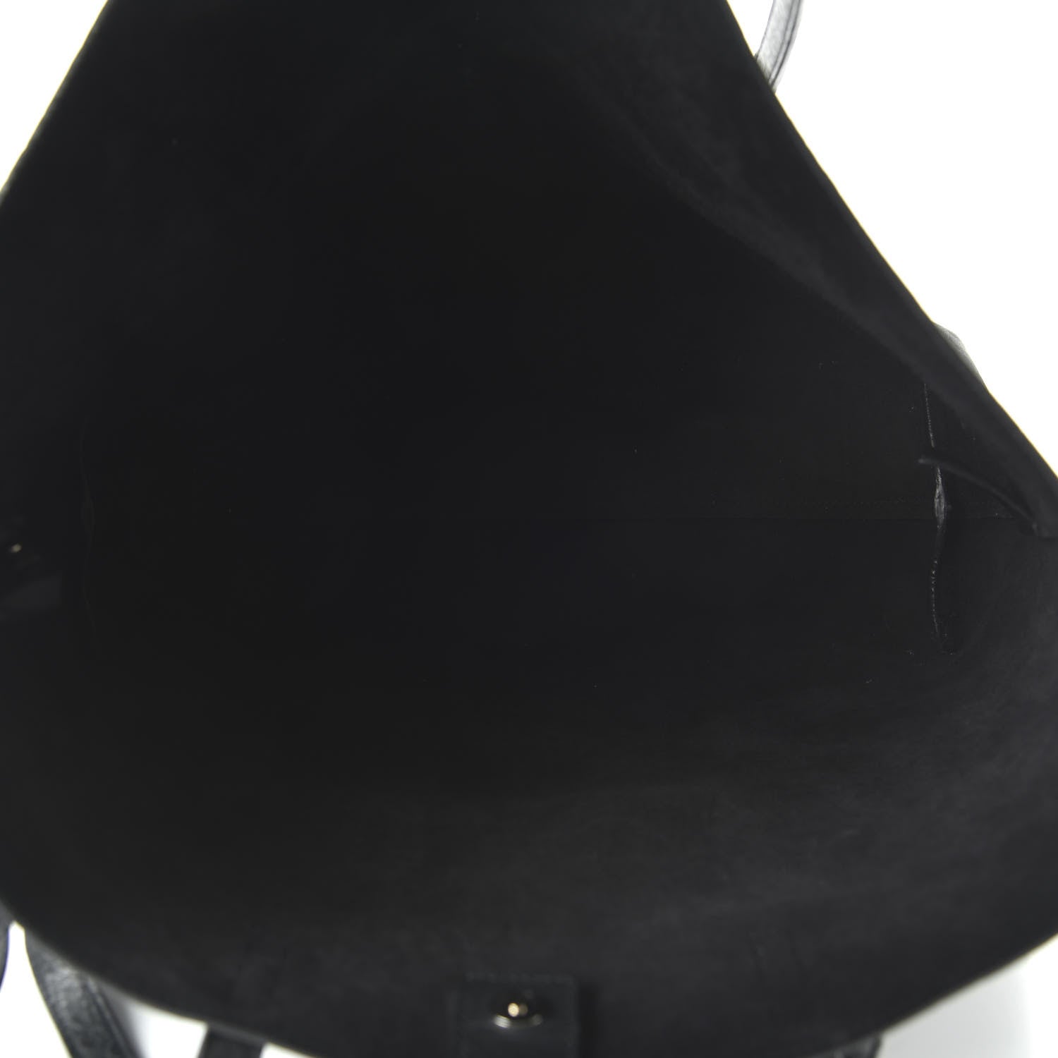 Saint Laurent Calfskin Crocodile Embossed Large Shopper Tote Black 5 of 9