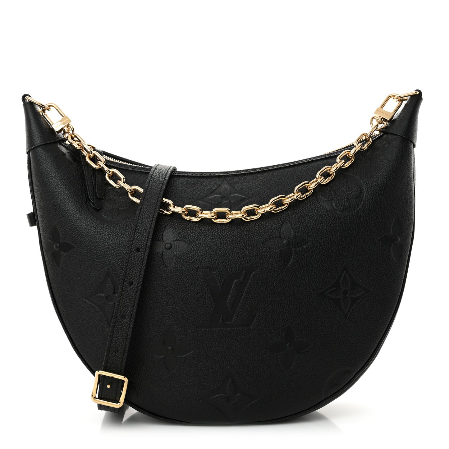 Empreinte Monogram Giant Loop Hobo Black