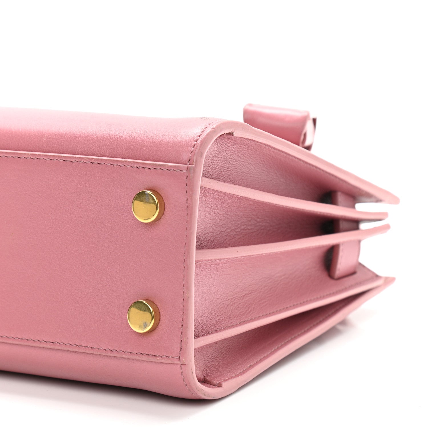 Saint Laurent Calfskin Nano Sac De Jour Rose Dark 5 of 14