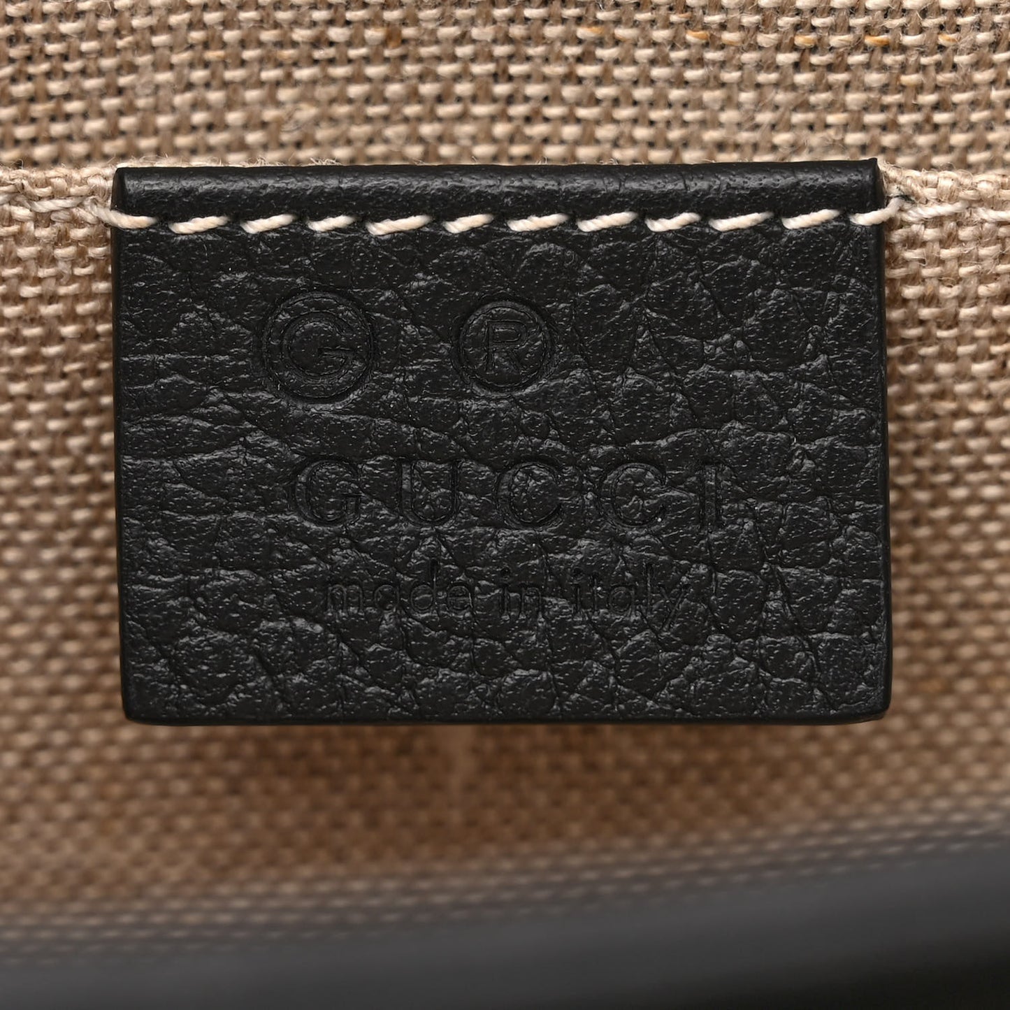 Dollar Calfskin Small Interlocking G Shoulder Bag Black