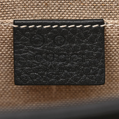 Gucci Dollar Calfskin Small Interlocking G Shoulder Bag Black 6 of 12