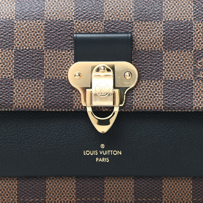 Louis Vuitton Damier Ebene Vavin Chain Wallet Black 11 of 12
